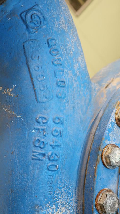 Used Goulds 3196 XLT-X 6x8x15 Pump With Base #47021