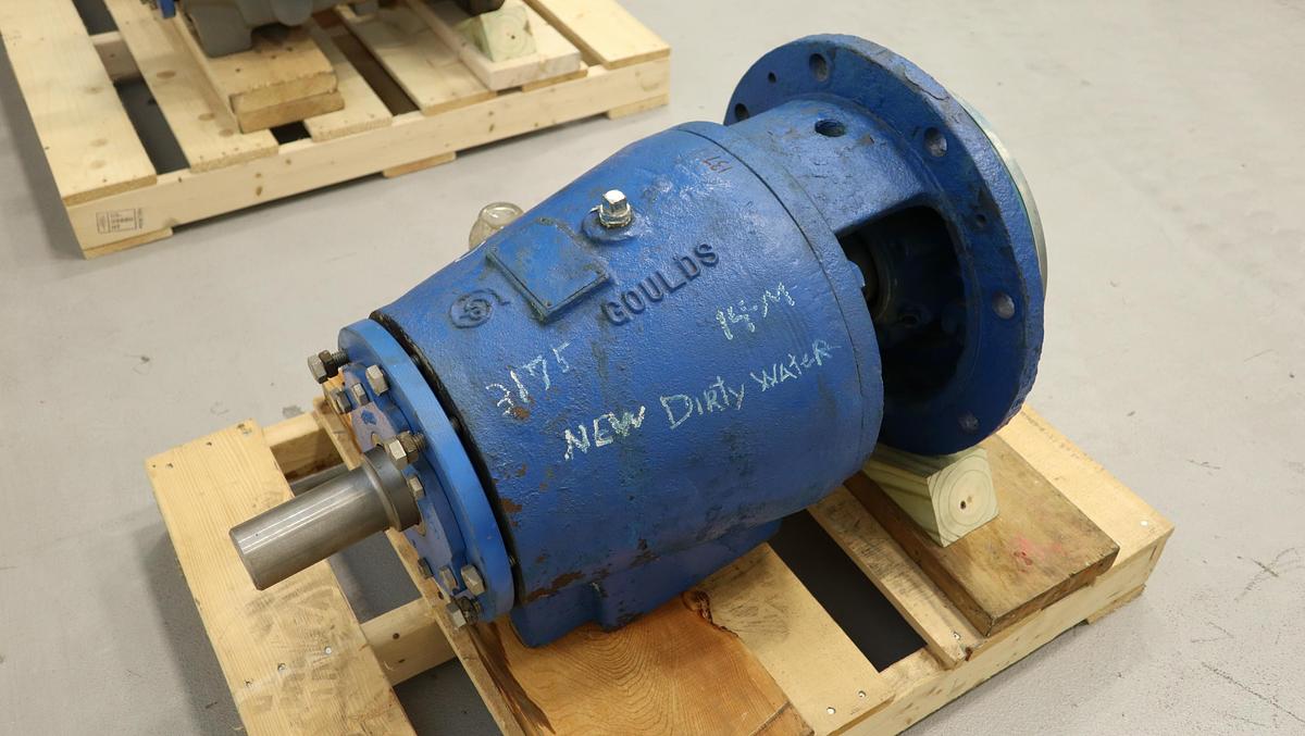 Used Goulds 3175 M Power End With 14" Stuffing Box #46958