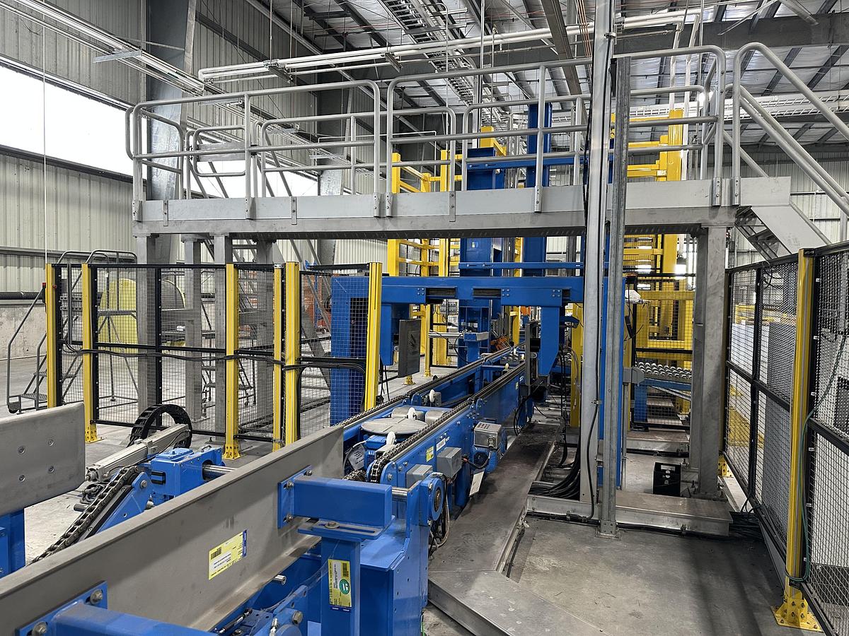 Used Pasaban Pulp Mill Sheeter With Slitting Section & Bale Forming System With Hydraulic Press #46901