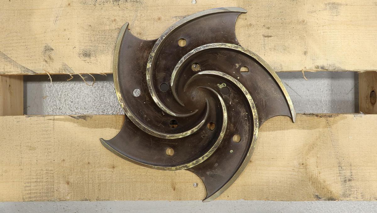 Used Goulds 3196 MT 1.5x3x13  5-Vane Impeller #46779