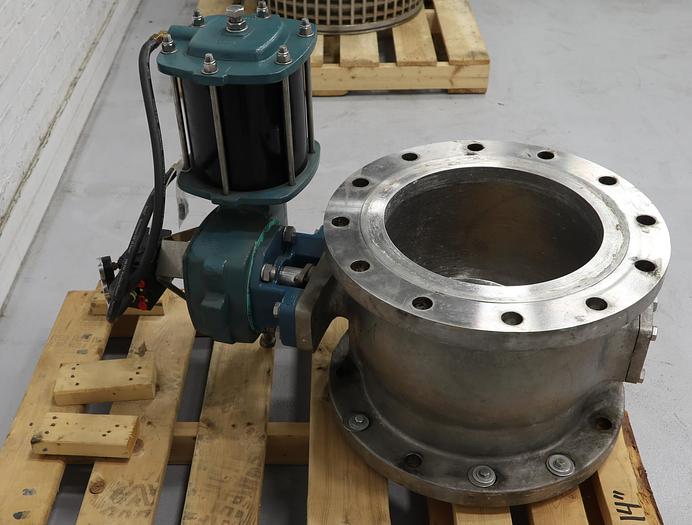 Used Dezurik VPB 14" Air Operated V-Ball Valve #45962