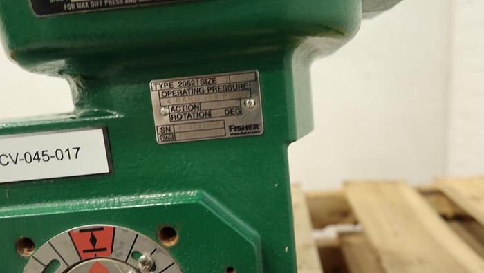 Used Fisher 6" V150 Series B Air Operated Vee Ball Valve, Series B #46485