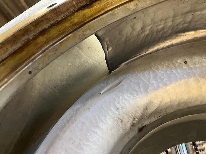 Used Sulzer APP44-200 Pump, 8x10x15, Open Impeller, 5 Vane Impeller #20654