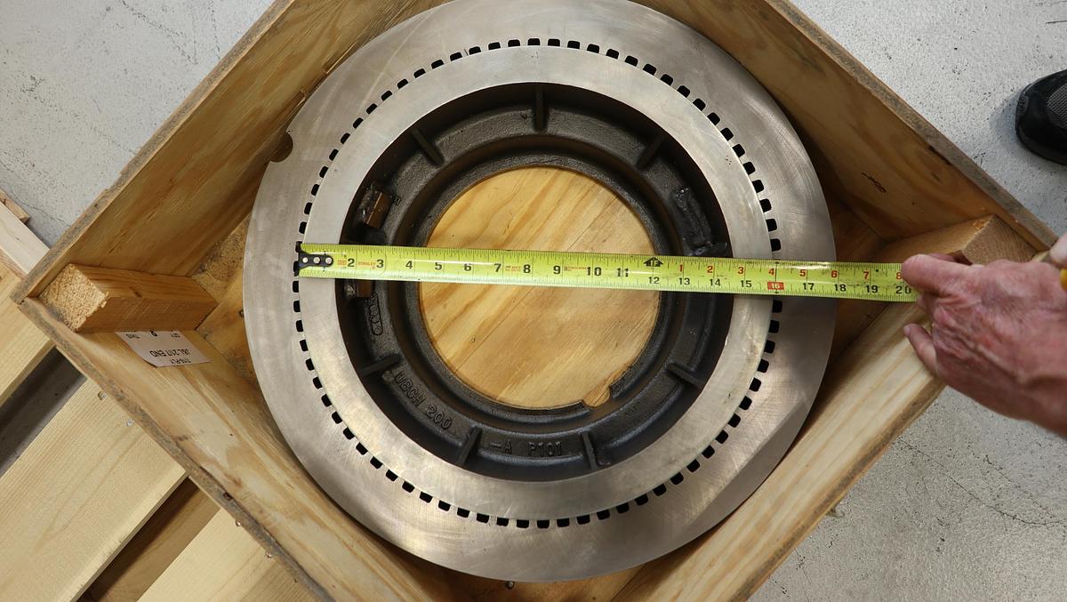 Unused Black Clawson Model 200 Hydraflaker 16/17" Outer & Inner Tackle #46961