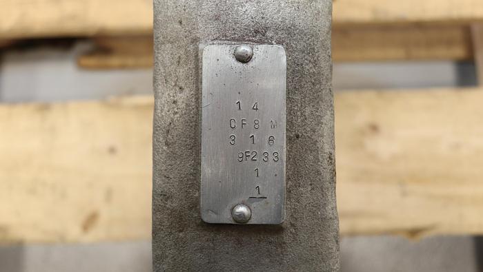 Unused Flow Control Components 14" Hand Operated Knife Gate Valve #46355