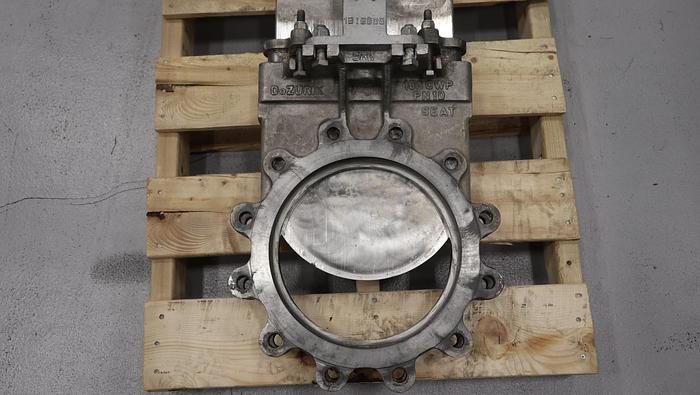 Used Dezurik 10" Air Operated Knife Gate Valve #46330
