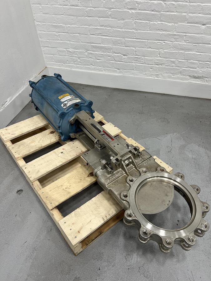 Unused Dezurik 10" Air Operated Knife Gate Valve #47257