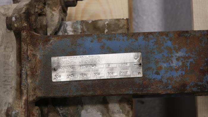 Used Dezurik 4” Hand Operated Gate Valve #45772