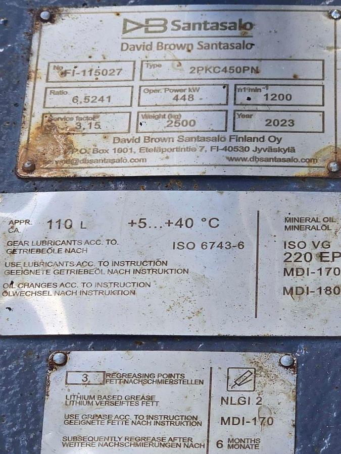 Used SANTASALO 2PKC450PN