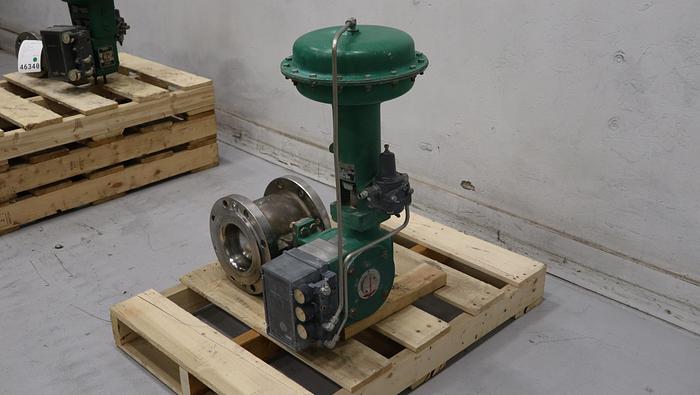 Used Fisher 6" V150 Air Operated Vee Ball Valve #46341