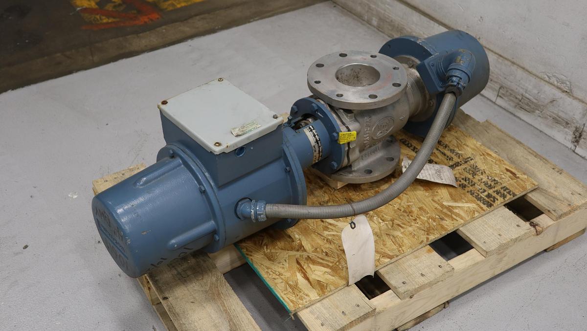 Used Dezurik 4" Electronic Basis Weight Valve #46706