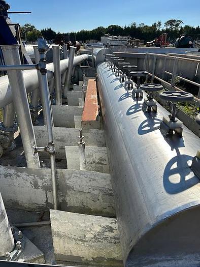 Used Krofta Supracell 62 Clarifier, 7714 GPM Capacity, SS #40629