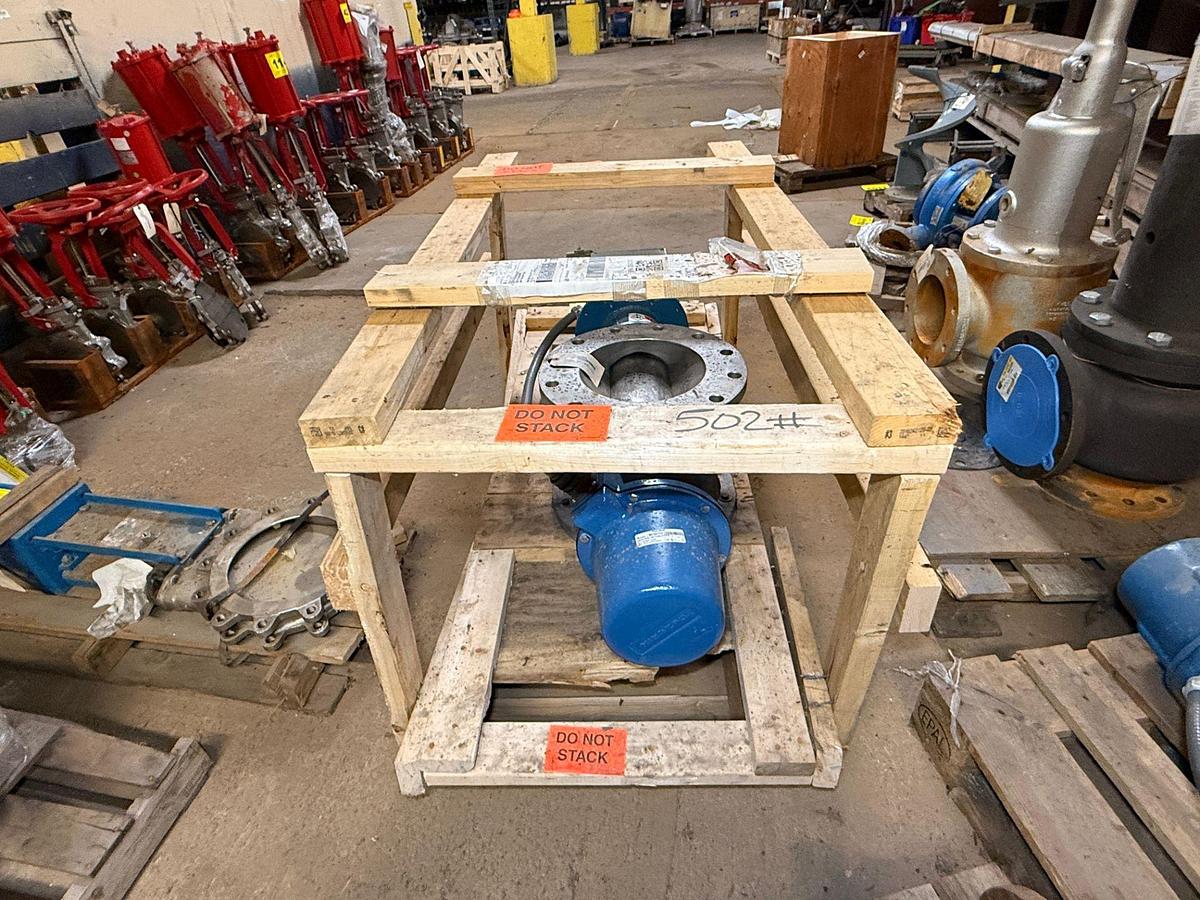 Unused Dezurik 4" Electronic Basis Weight Valve #47091