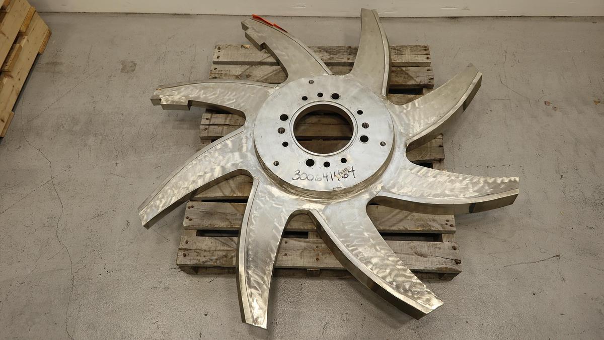 Used Voith Sulzer ATS 500 Turbo Separator 8-Vane Rotor #47151