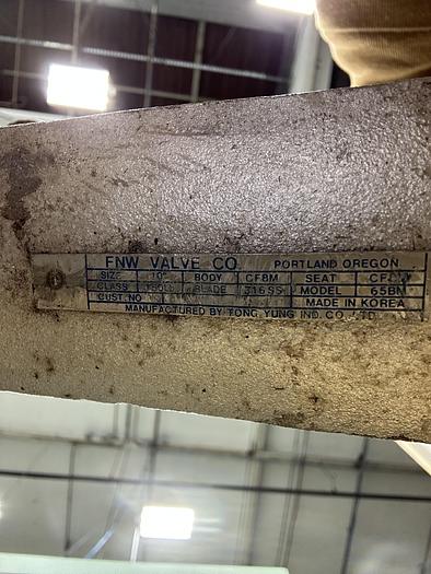 Used FNW 65BM 10" Hand Operated Knife Gate Valve #46360