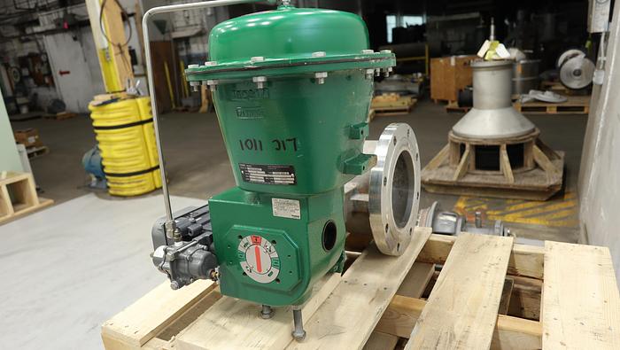 Used Fisher 8" V150 Series B Air Operated Vee Ball Valve #46487