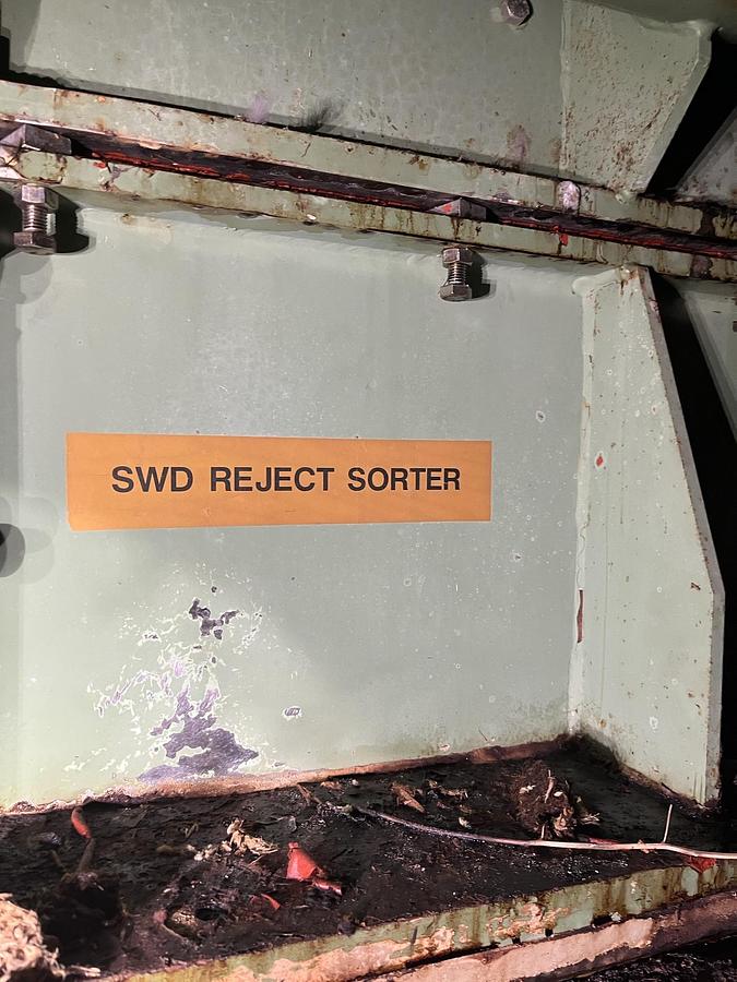 Used ESCHER WYSS RS2B Reject Sorter #45197