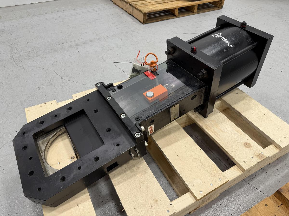 Unused Delta Industrial 8" Air Operated Knife Gate Valve #47089