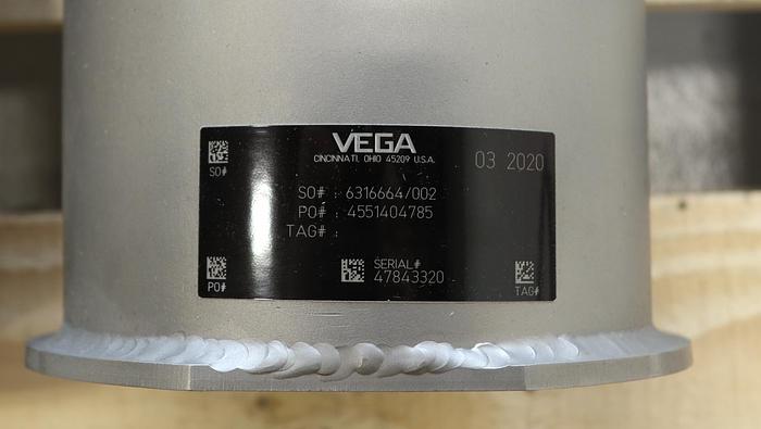Unused VEGA Weightrac 31 Radiometric Sensor For Mass Flow Detection Assembly #46075