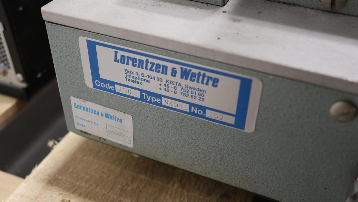 Used Lorentzen & Wettre Automatic TSO Tester With Think Center Work Station #46796