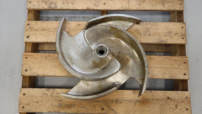 Used Goulds 3175 6x8x18 2/4-Vane Impeller #45032