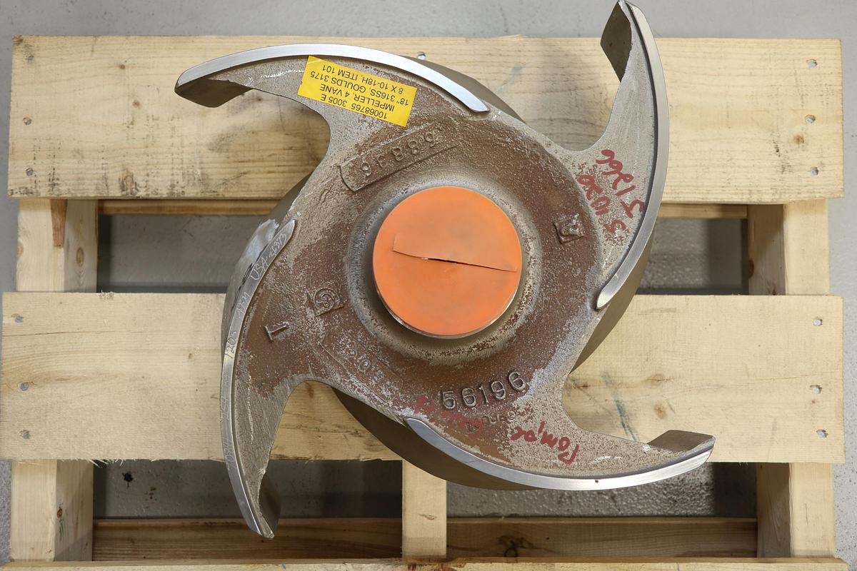 Unused Goulds 3175 8x10x18H/8x18x18H 4-Vane Impeller #47514
