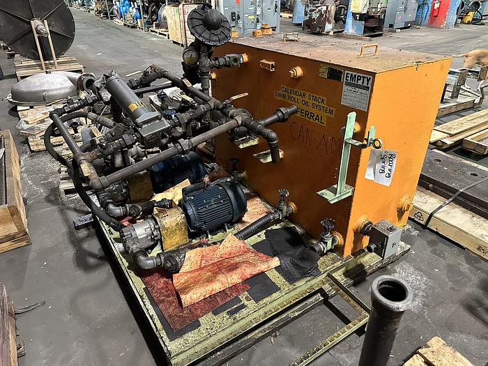 Used Sandy Hill Corporation 80" Two-Roll Calendar #44344