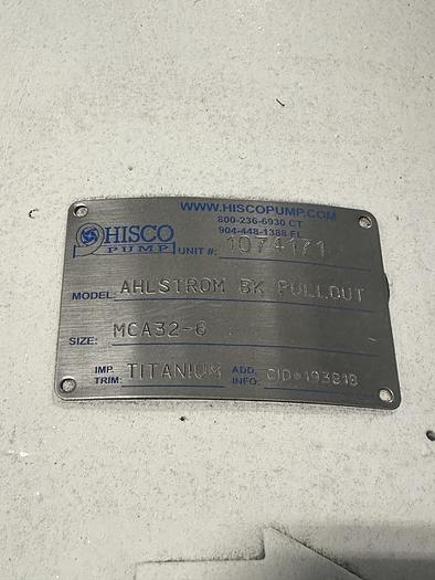 Refurbished Ahlstrom/Sulzer MCA 32-6 Power End #46367