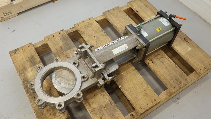Used Fabri-Valve 6” Air Operated Knife Gate Valve #45103