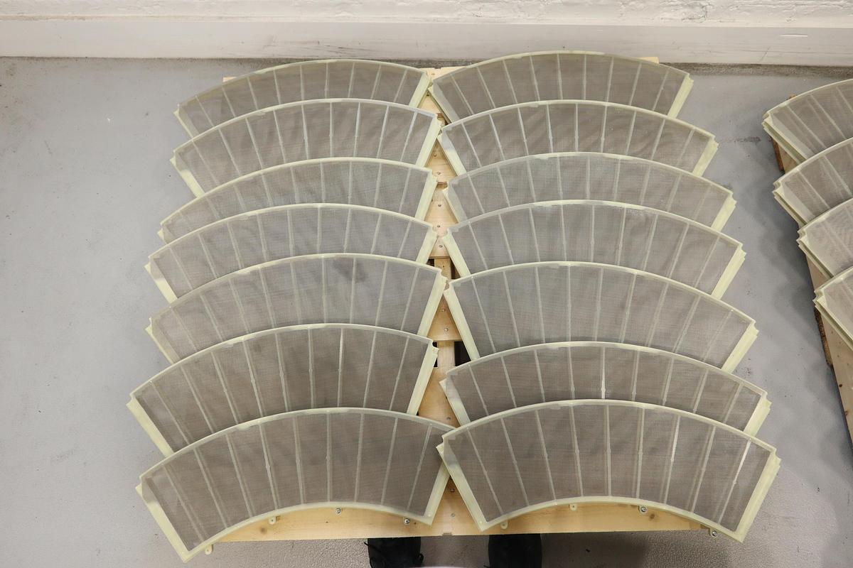 Unused Finckh EFK 1335 Thickener Disc Segments, Take Off Teeth, Rods, Nuts, and O Ring Material #47534