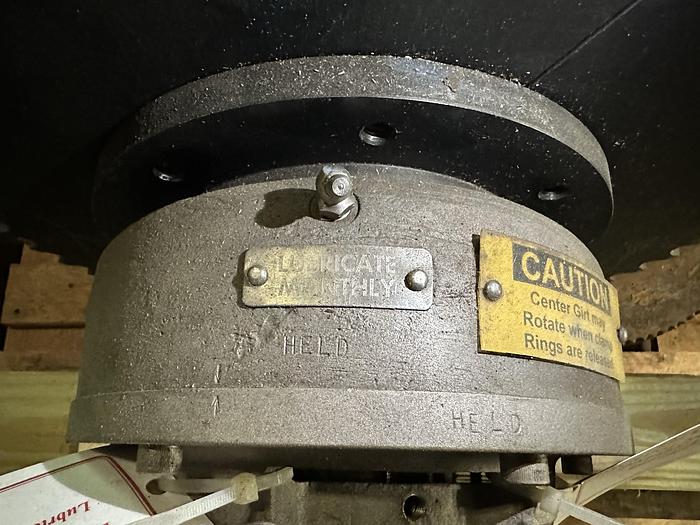 Used Bird 5 feet Salt Cake Filter Rotor Assembly #46186