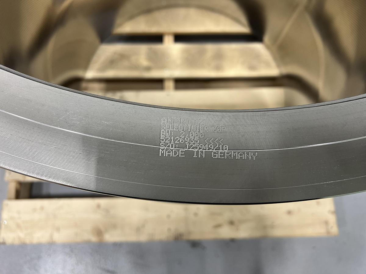 Unused Black Clawson P30 Pressure Screen Basket, 0.078" Holes #47289