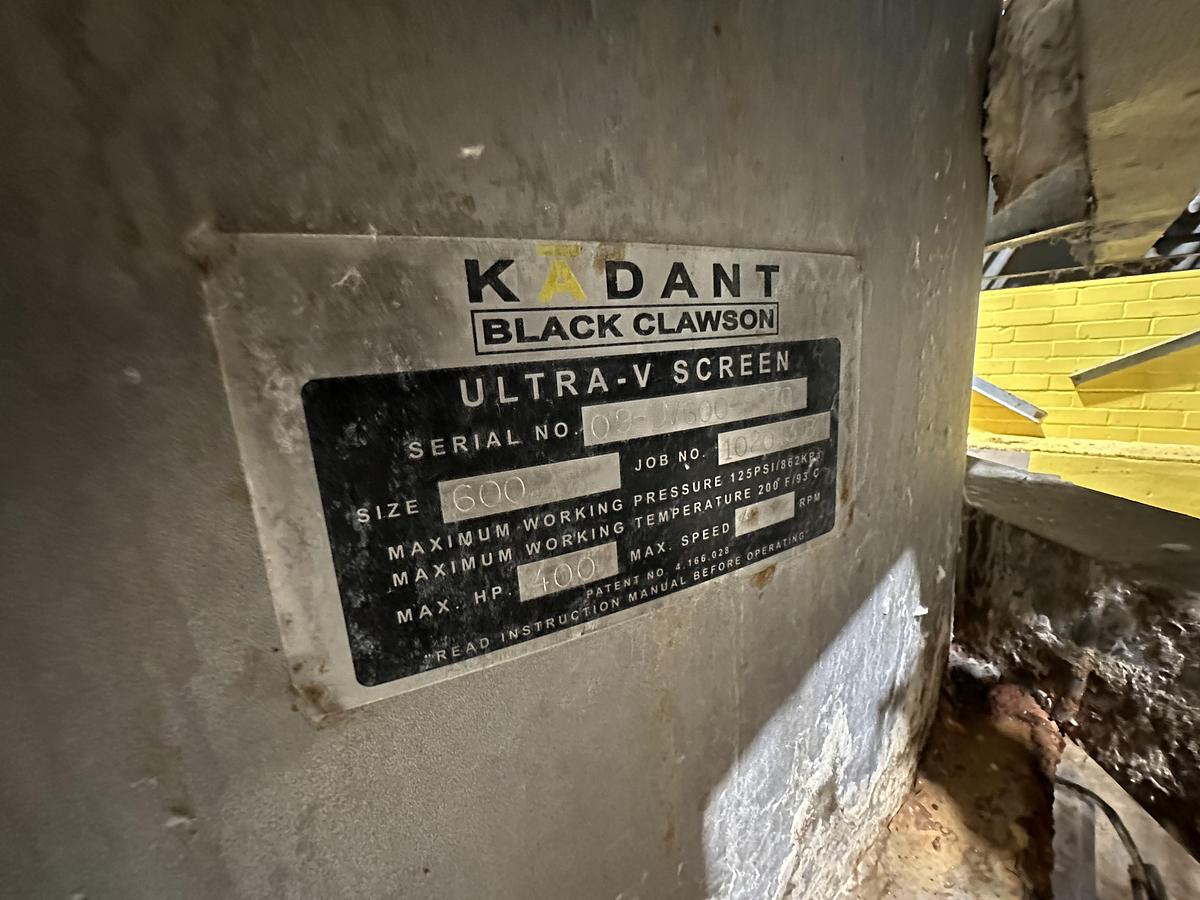 Used BLACK CLAWSON UV600 #46844