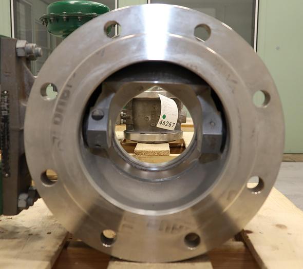 Used Fisher 8" V150 Series B Air Operated Vee Ball Valve #46268