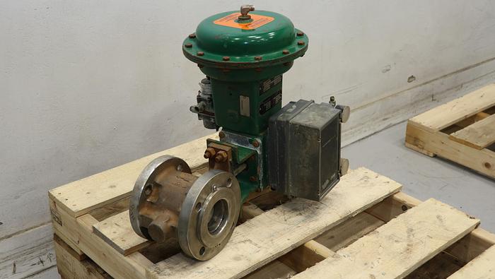 Used Fisher 3" V150 Series B Air Operated Vee Ball Valve #46340