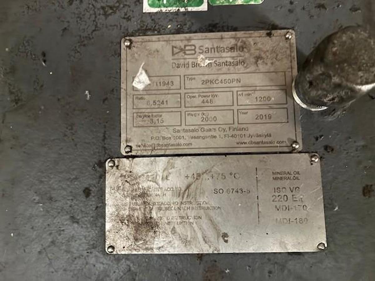 Used VALMET VHi-6525G High Consistency Bale Pulper #46902