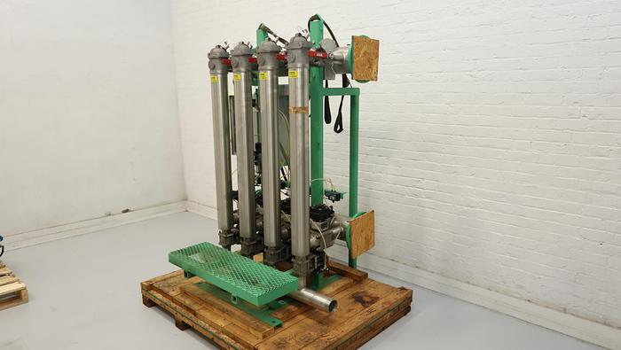 Used Kadant AES 5700S4A2.5 Four-Bank Canister Filter System #45866