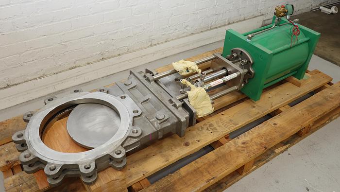 Unused Clarkson 14" Air Operated Knife Gate Valve #46362