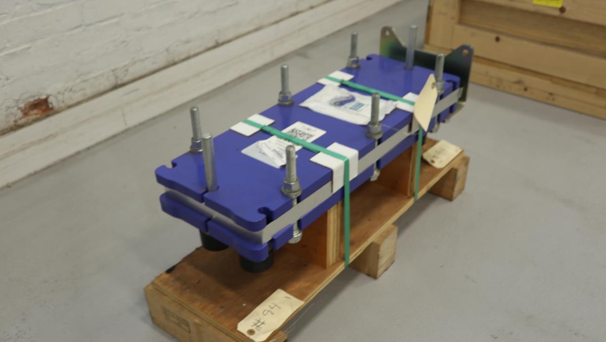 Used Alfa Laval Plate And Frame Heat Exchanger Side Plate #46685