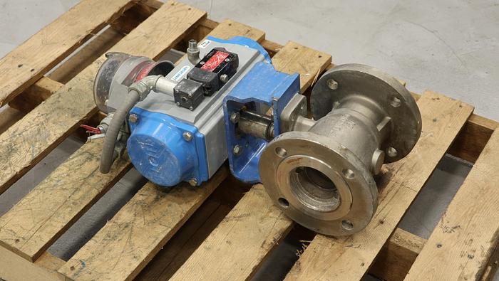 Used Jamesbury 3" Air Operated Ball Valve #45335