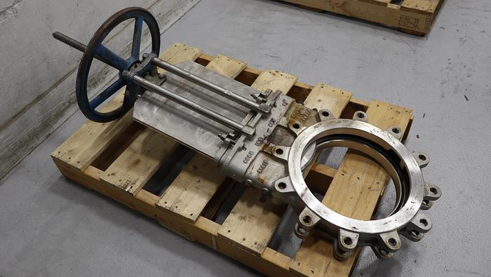 Unused North Port Valves 12" Hand Operated Knife Gate Valve #46381