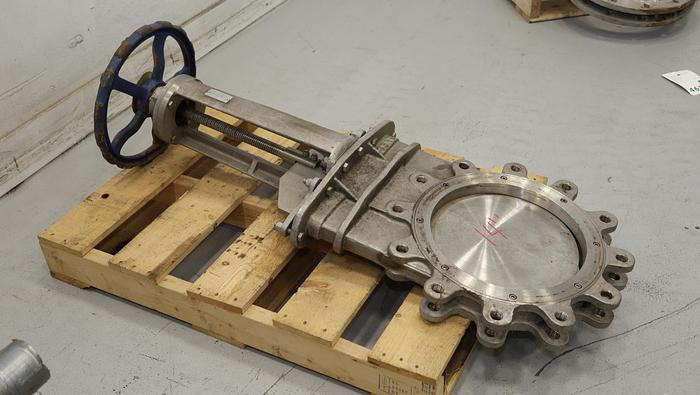 Unused Flow Control Components 14" Hand Operated Knife Gate Valve #46355