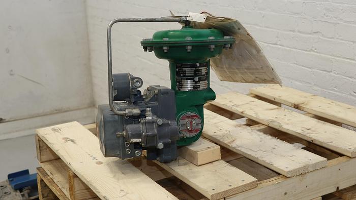 Used Fisher 1.5" V150 Air Operated Vee Ball Valve #46343