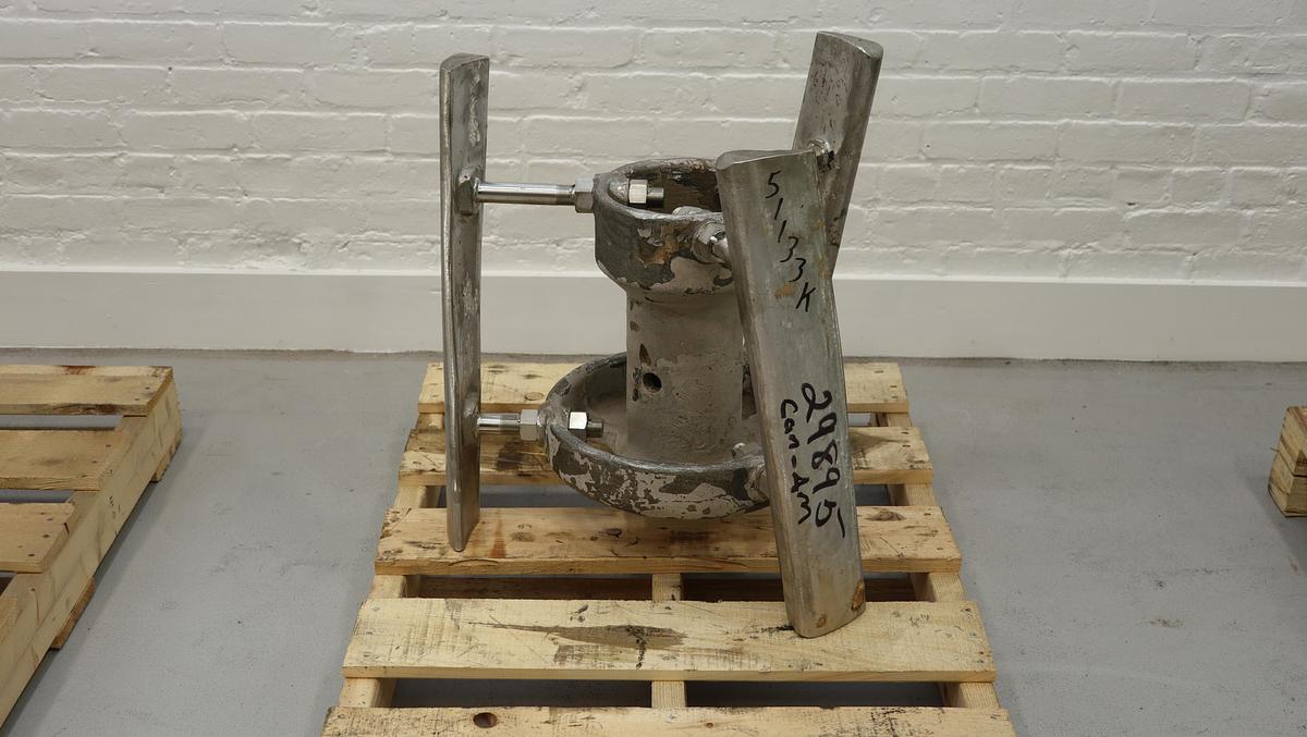 Used Black Clawson 24P Pressure Screen 3-Foil Rotor #46847