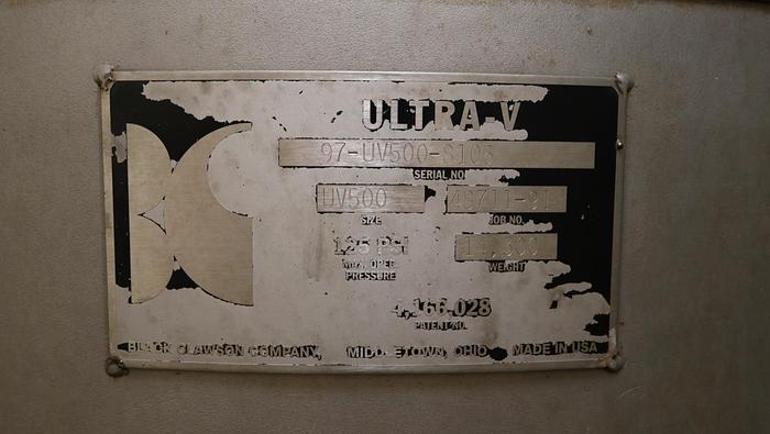 Used Black Clawson UV-500 Pressure Screen #44913