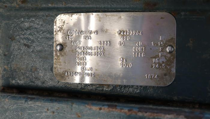 Used Baldor ECP84411T-4 125 HP A/C Motor #45068