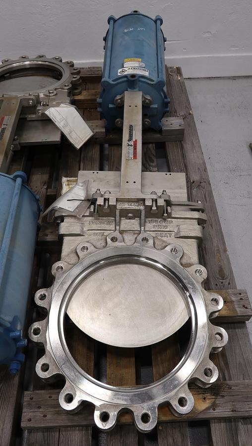 Unused Dezurik 16" Air Operated Knife Gate Valve #47277