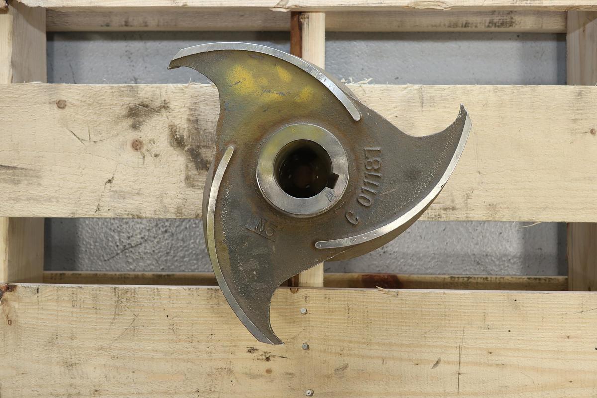 Used Goulds 3175 3x6x12 & 3x8x12 3-Vane Impeller #47521