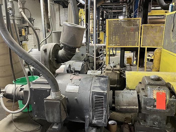 Used 110" WIDE FACE (APPX 106" MAX WEB) LANGSTON TWO DRUM WINDER