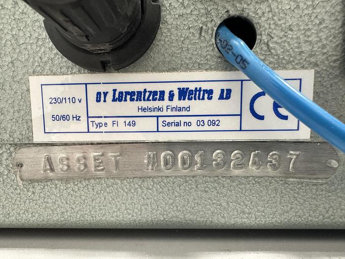 Used LORENTZEN & WETTRE FI 149